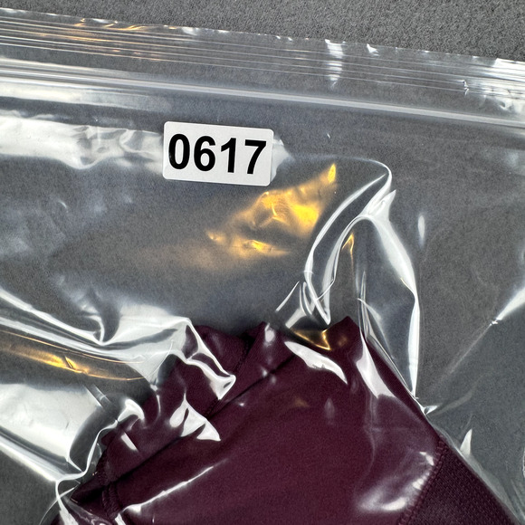 Lululemon Size 4 Wunder Under High Rise Mesh Tight 27" Garnet Burgundy Purple - Picture 9 of 9